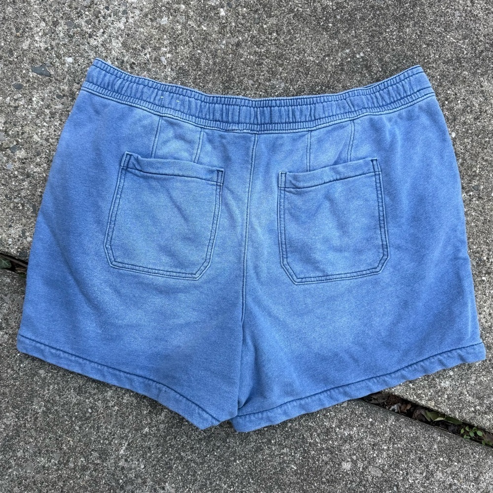 Lane Bryant Pull-On Relaxed Fit Knit Shorts Women's Size 18 2X Light Blue - Picture 5 of 8
